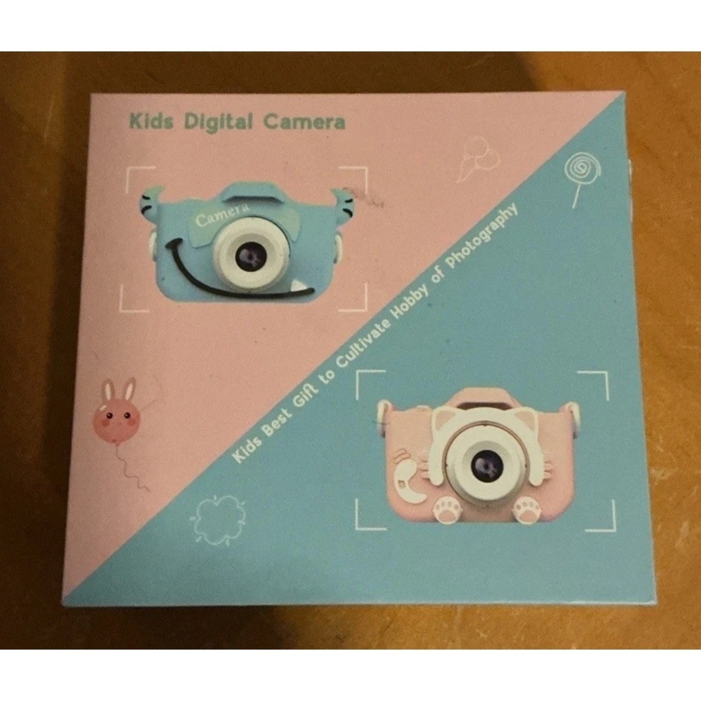 Kids Digital Camera Children LCD HD Rechargeable Pink Woof Good Dog New Open Box